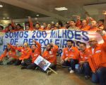 Brigada petroleira reforça a luta contra a privatização da Petrobrás
